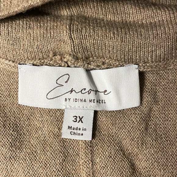 Taupe Wrap Sweater - Picture 3 of 3